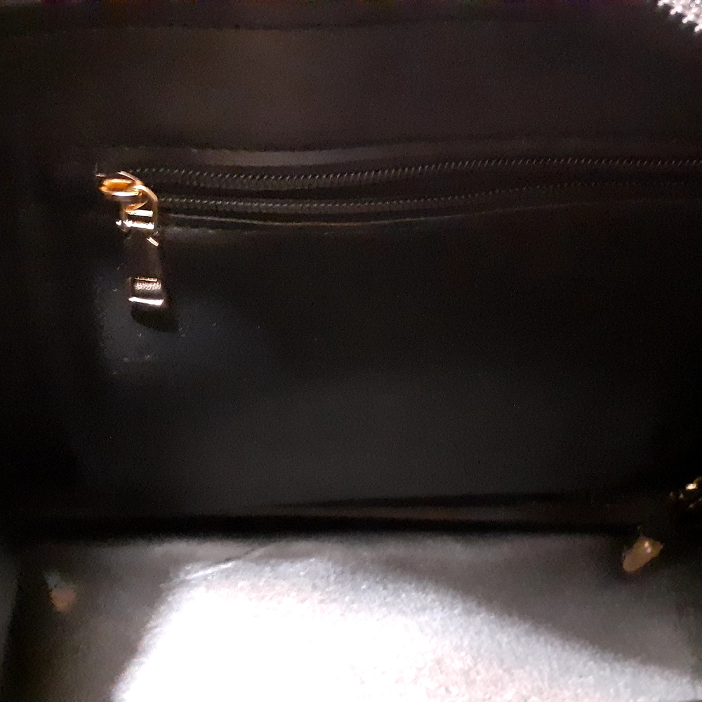 Black Tote Bag - No Name Brand - Picture 2 of 10